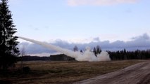 US Military News • US & British Soldiers • Live Fire MLRS - Exercise DE 21 Estonia May 5, 2021.