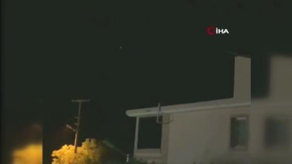 Gökyüzündeki esrarengiz ışıklar merak konusu oldu