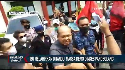 Download Video: Ibu Hamil Ditandu ke Puskesmas Akibat Jalan Rusak, Massa Tuntut Tanggung Jawab Dinkes Pandeglang