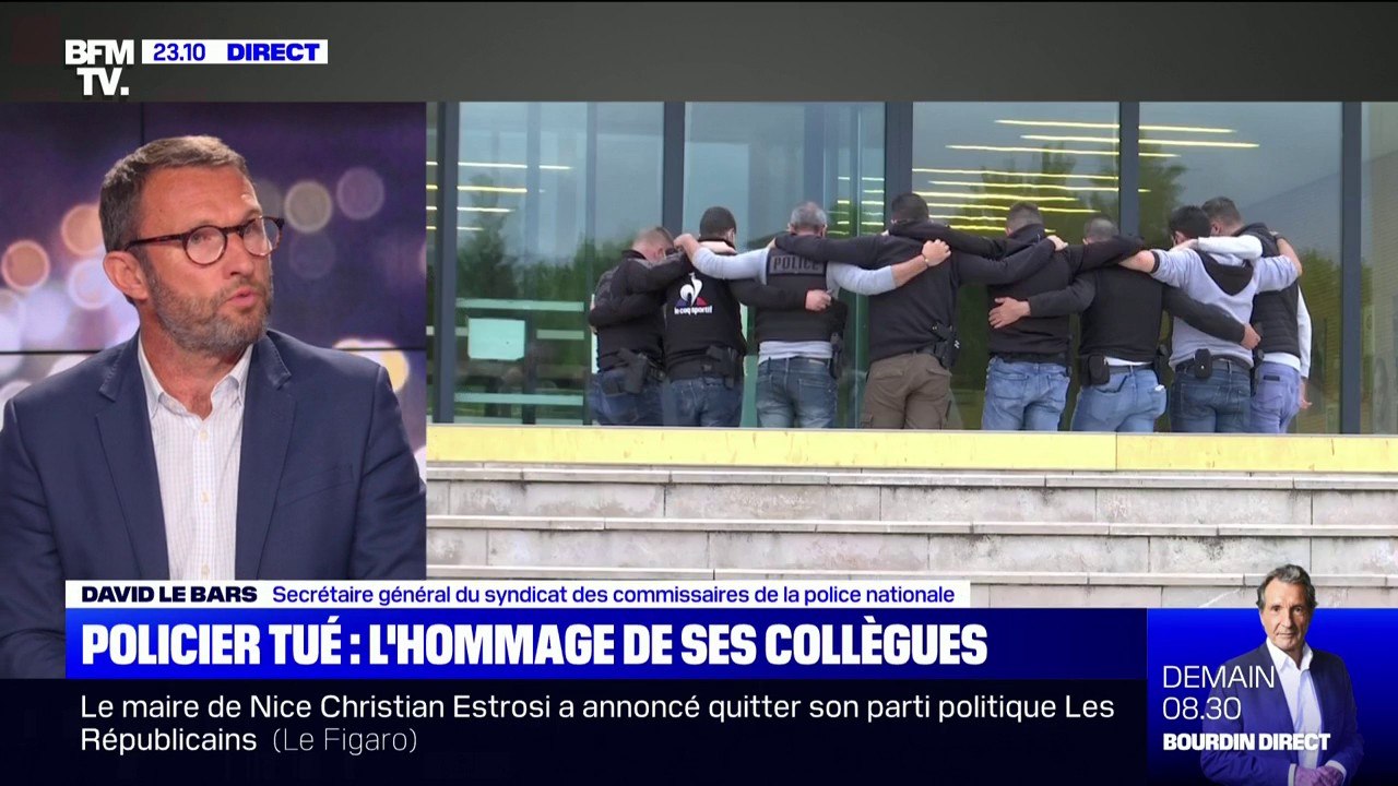 Policier tué: pour David Le Bars, "l'État n'a pas pris la mesure de l'importance de renforcer le régalien dans une société qui se durcit"