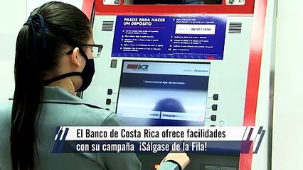Sálgase de la fila con el Banco de Costa Rica