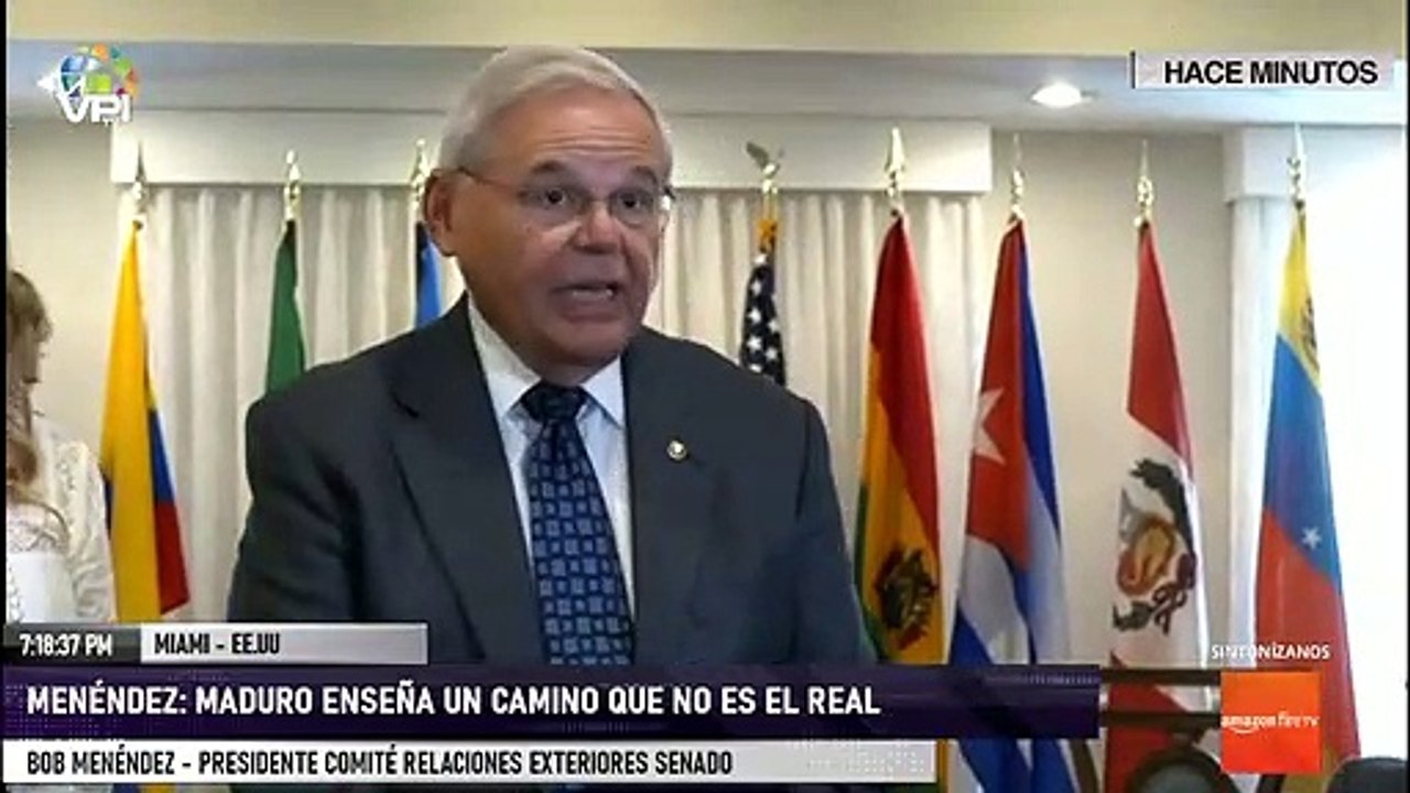 Menéndez: Maduro enseña un camino que no es el real - VPItv