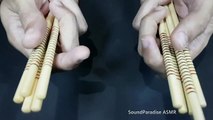 Asmr Chopsticks To Help You Relax And Sleep  Wood Sounds | Bamboo Mat | No Talking