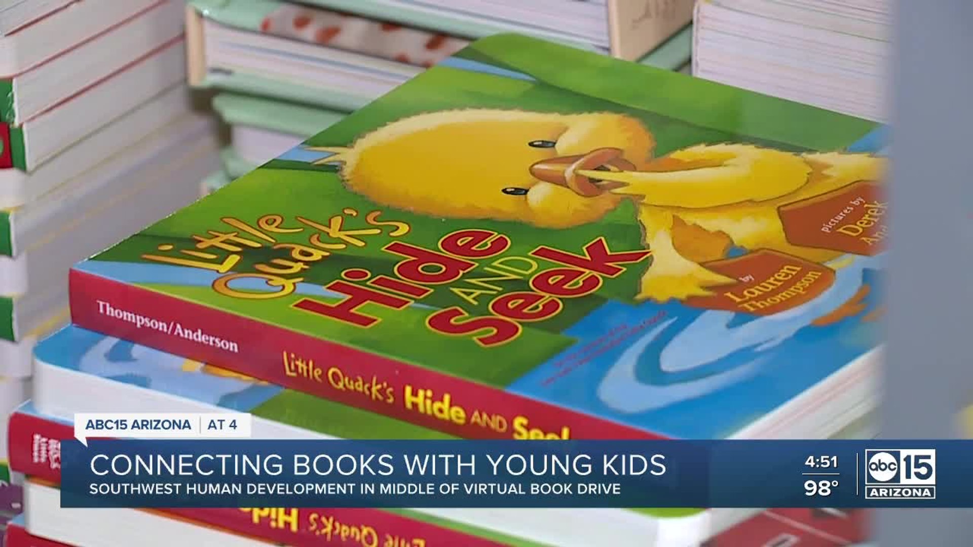 Non-profit connects young kids with books