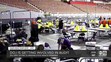 Скачать видео: DOJ expresses concerns over audit of Maricopa County election through letter