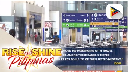 DOH: Lima na lamang sa 149 travelers mula sa India ang nagpositibo sa COVID-19