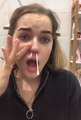 Cotton Swab Breaks and Gets Stuck While Woman Tries to Wax her Nostrils