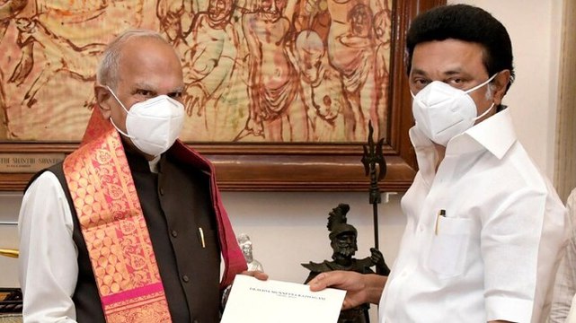 DMK chief MK Stalin sworn-in as Tamil Nadu CM
