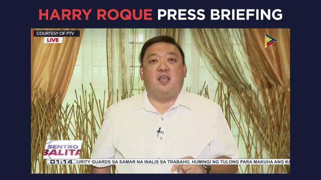 Harry Roque press briefing for Friday, May 7