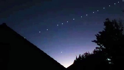 Panik yaratmıştı... Gökyüzündeki esrarengiz ışıkların sebebini belli oldu!