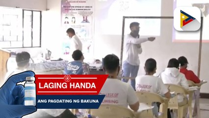 Balik eskwela na ang mga nursing student sa isang unibersidad sa Benguet para sa limited face-to-face classes