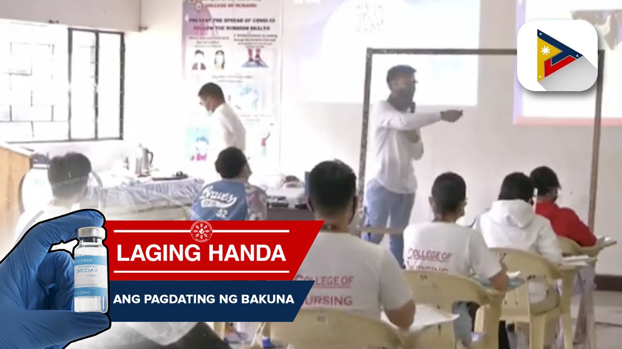 Balik eskwela na ang mga nursing student sa isang unibersidad sa Benguet para sa limited face-to-face classes