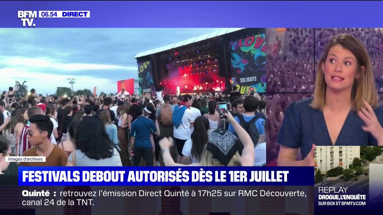 Roselyne Bachelot confirme le maintien des festivals debout dès le 1er juillet mais sous certaines conditions