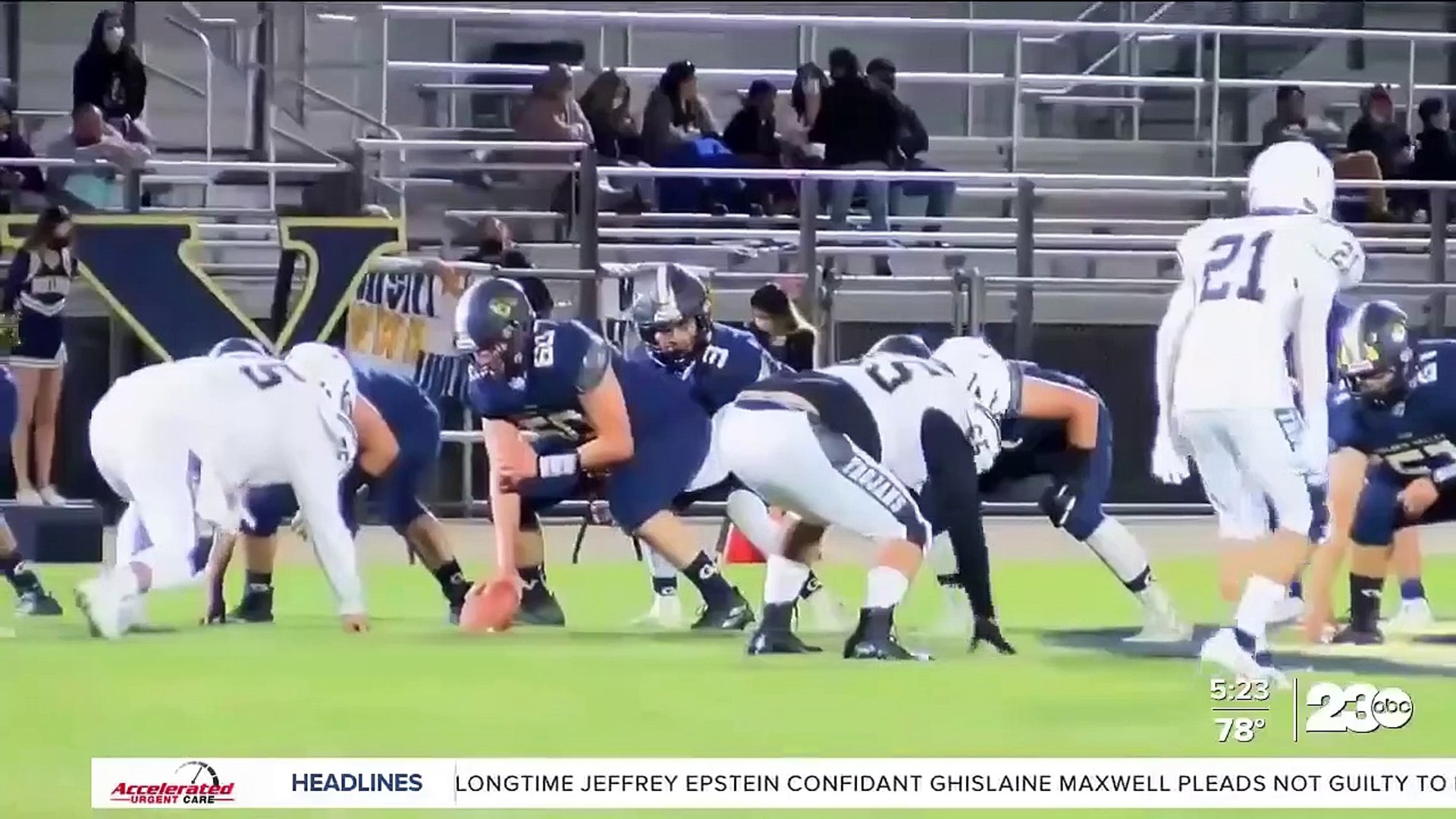 23ABC Sports - live interview with Golden Valley head football coach James Cain