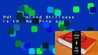 Pdf download Stillness Is the Key Free acces