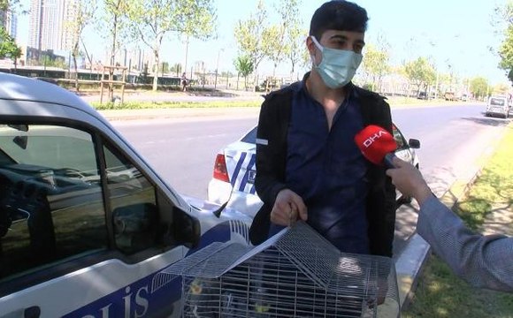 ATAŞEHİR'DE TOPLU TAŞIMA ARAÇLARINA KISITLAMA DENETİMİ HAVADAN GÖRÜNTÜLENDİ