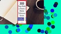 Full E-book  3000 Power Words and Phrases for Effective Performance Reviews: Ready-to-Use