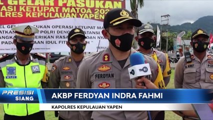 Polres Yapen Gelar Operasi Ketupat Matoa