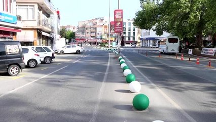 KIRKLARELİ - "Tam kapanma" sürecinde insan hareketliliğiyle bilinen alanlarda sessizlik hakim