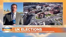 UK elections: Tories win Westminster seat in Labour stronghold of Hartlepool