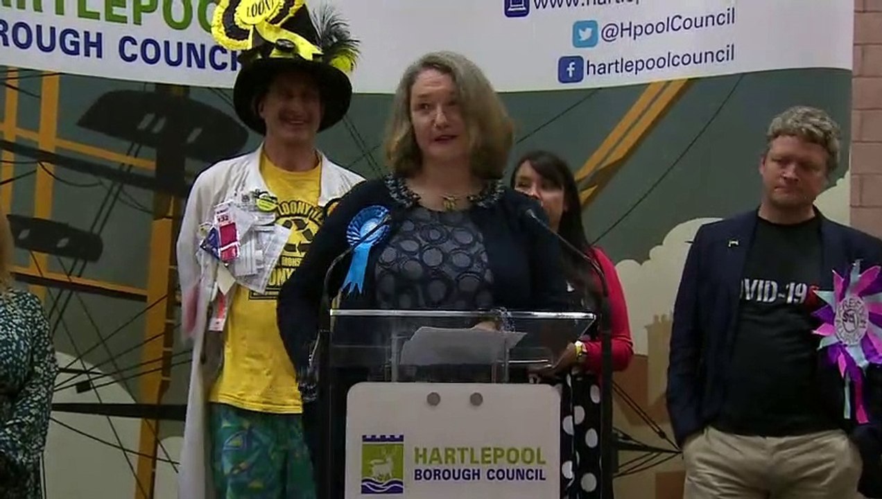 'Momentous day' as Conservatives win Hartlepool by-election