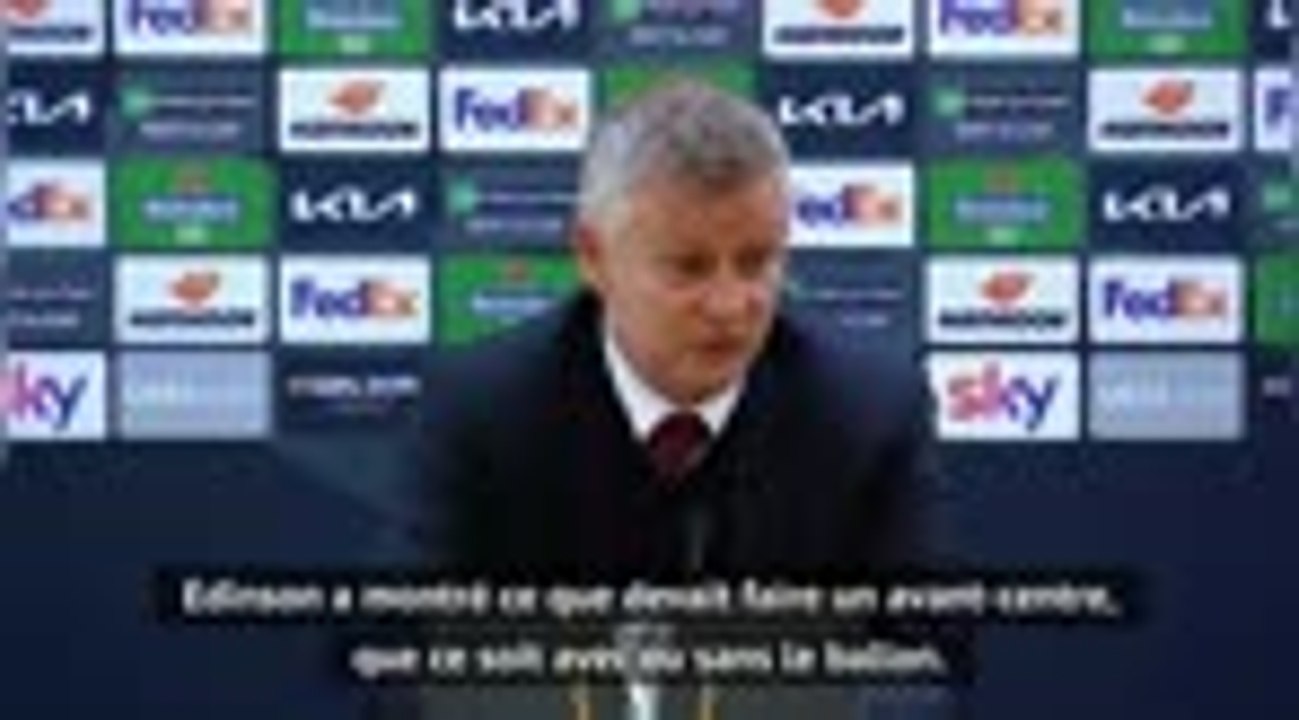 Demies - Solskjær remercie Cavani