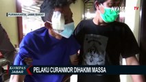 Kepergok Aksinya, Pencuri Motor Babak Belur