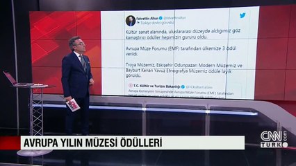 Türkiye'deki 3 müzeye Avrupa Yılın Müzesi ödülü