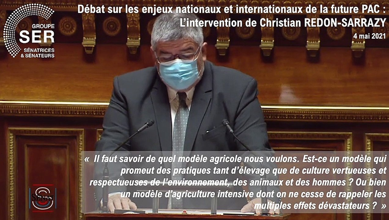 Enjeux de la PAC : l'intervention de Christian Redon-Sarrazy