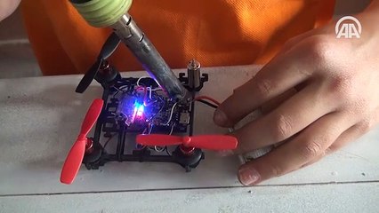 Ortaokul öğrencisi "bomba bulan casus drone" tasarladı