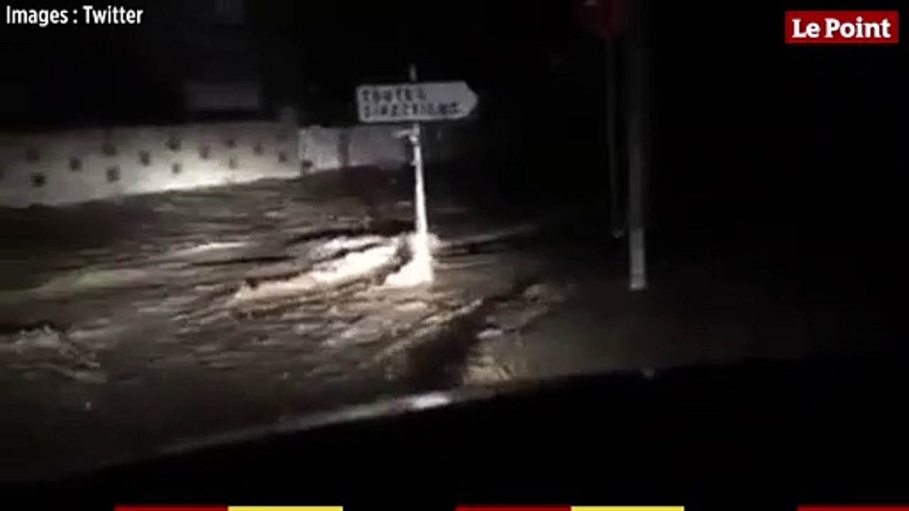 Les premières images des orages et inondations dans l'Aude