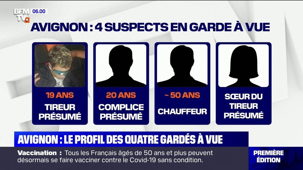 Avignon: le profil des quatre gardés à vue