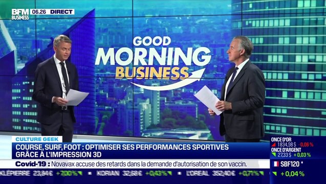 Culture Geek : Course, surf, foot... optimiser ses performances sportives grâce à l'impression 3D, par Frédéric Simottel - 11/05