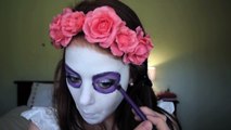 Classic Sugar Skull Makeup Tutorial Halloween 2014