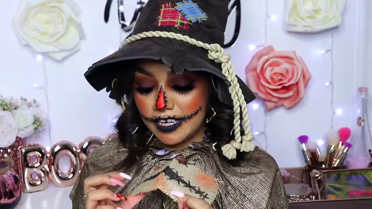 Halloween Scarecrow Makeup Tutorial