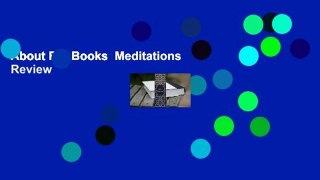 About For Books  Meditations  Review