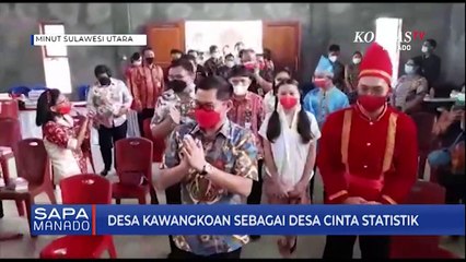 Pencanangan Desa Kawangkoan Sebagai Desa Cinta Statistik