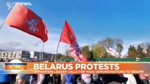 'We do not give up!' Belarus opposition calls for new mass protests and tougher EU sanctions
