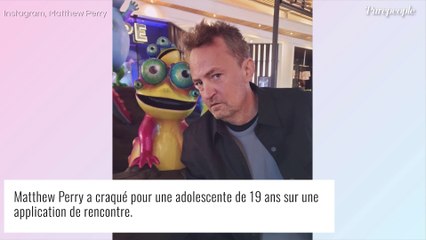 Matthew Perry (Friends) drague une fille de 19 ans sur une application, elle l'affiche