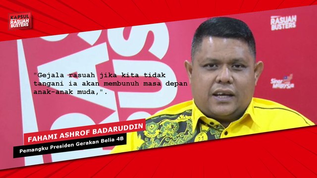Rasuah bunuh masa depan anak muda