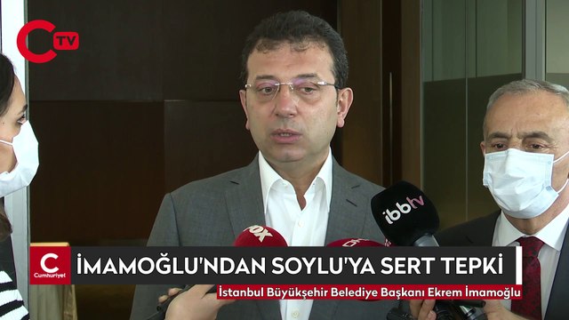 Ekrem İmamoğlu'ndan Süleyman Soylu'ya yanıt