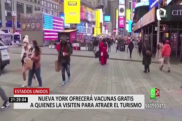 Download Video: La ciudad Nueva York ofrecerá vacunas gratis en principales atractivos