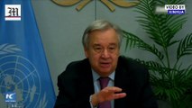 UN chief restates zero emissions call to avert falling into climate abyss