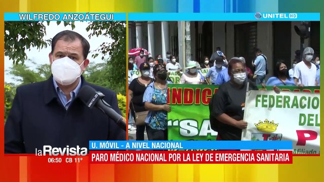 Médicos realizan paro de 24 horas en rechazo a la ley de emergencia sanitaria y piden más vacunas