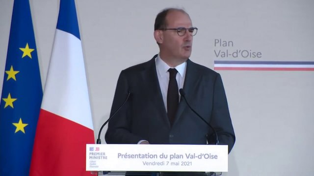 Plan Val-d’Oise : intervention du Premier ministre Jean Castex depuis Gonesse