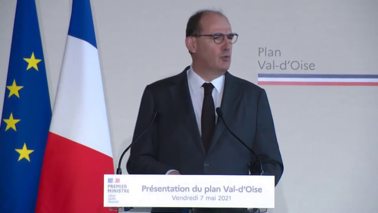 Plan Val-d’Oise : intervention du Premier ministre Jean Castex depuis Gonesse