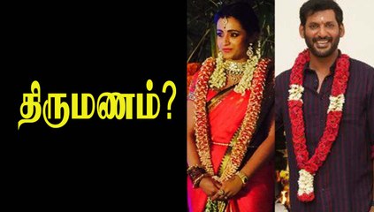 Trisha -வுக்கு திருமணமா? | Marriage Plans Confirmed Vishal | Filmibeat Tamil