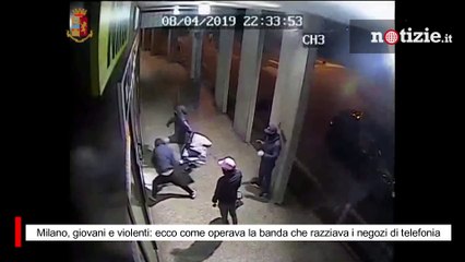 Milano, giovani e violenti: ecco come operava la banda che razziava i negozi di telefonia