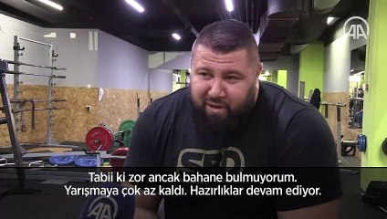 Bosna Hersek'in en güçlü adamı Ambeskovic, dünyanın en güçlüsü olmak için hazırlanıyor