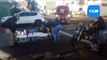 Motociclista sofre fratura exposta após colidir com veículo na Rua das Palmeiras, no Coqueiral